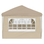 Pop-up Partyzelt 575 x 288 x 245 cm Creme
