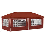 Pop-up Partyzelt 575 x 288 x 245 cm Terrakotta