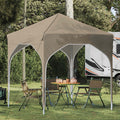 Pop-up Partyzelt 194 x 194 x 245 cm Creme