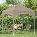 Pop-up Partyzelt 194 x 194 x 245 cm Creme