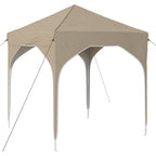 Pop-up Partyzelt 194 x 194 x 245 cm Creme