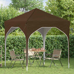 Pop-up Partyzelt 194 x 194 x 245 cm Taupe
