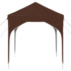 Pop-up Partyzelt 194 x 194 x 245 cm Braun