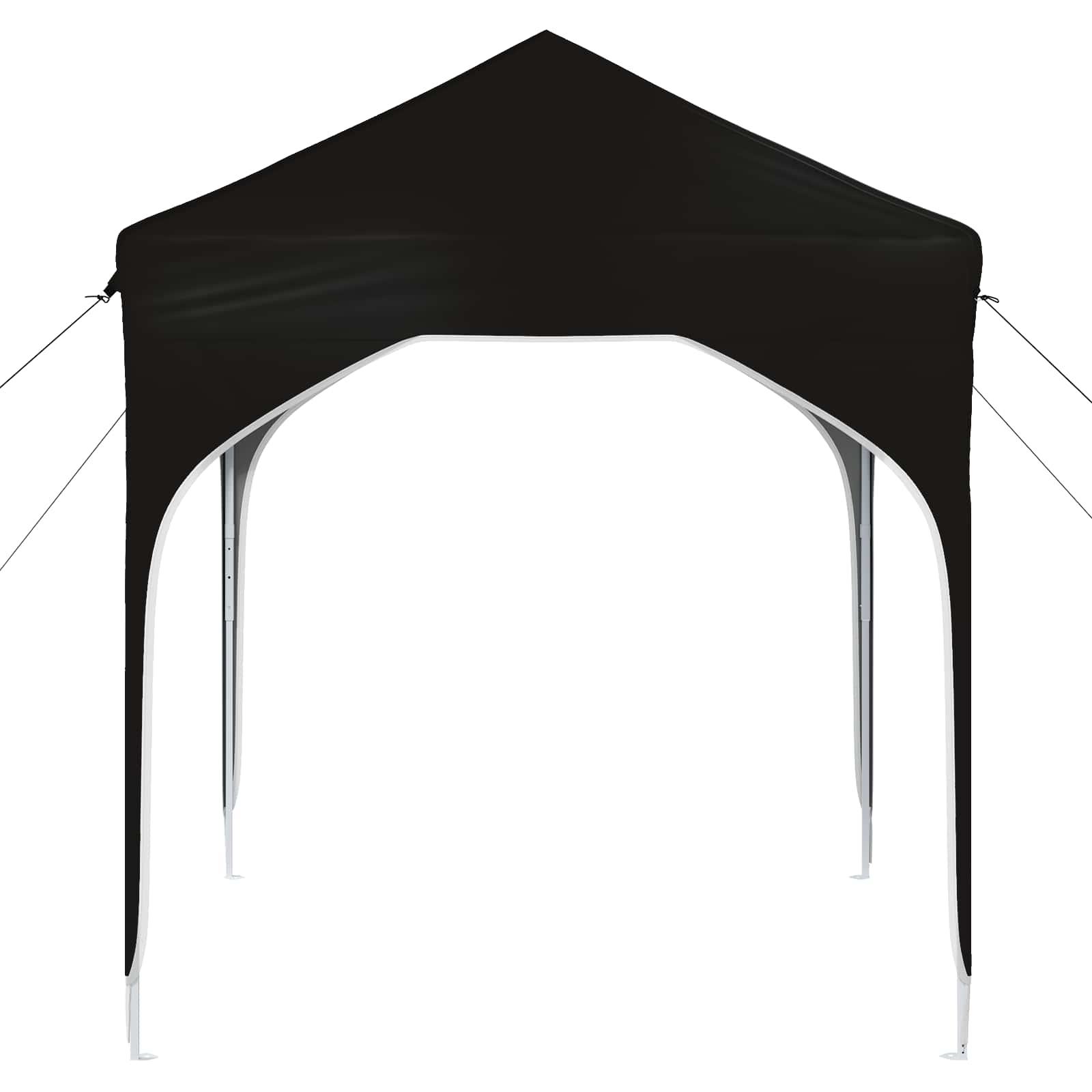 Pop-up Partyzelt 194 x 194 x 245 cm Schwarz