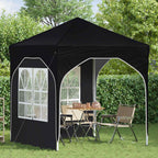 Pop-up Partyzelt 192 x 192 x 245 cm Antrazit
