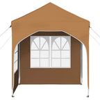 Pop-up Partyzelt 192 x 192 x 245 cm Beige