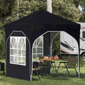 Pop-up Partyzelt 192 x 192 x 245 cm Schwarz