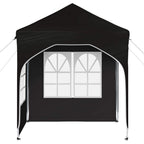 Pop-up Partyzelt 192 x 192 x 245 cm Schwarz