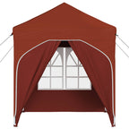 Pop-up Partyzelt 192 x 192 x 245 cm Terrakotta