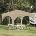 Pop-up Partyzelt 290 x 290 x 245 cm Creme