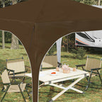 Pop-up Partyzelt 290 x 290 x 245 cm Taupe