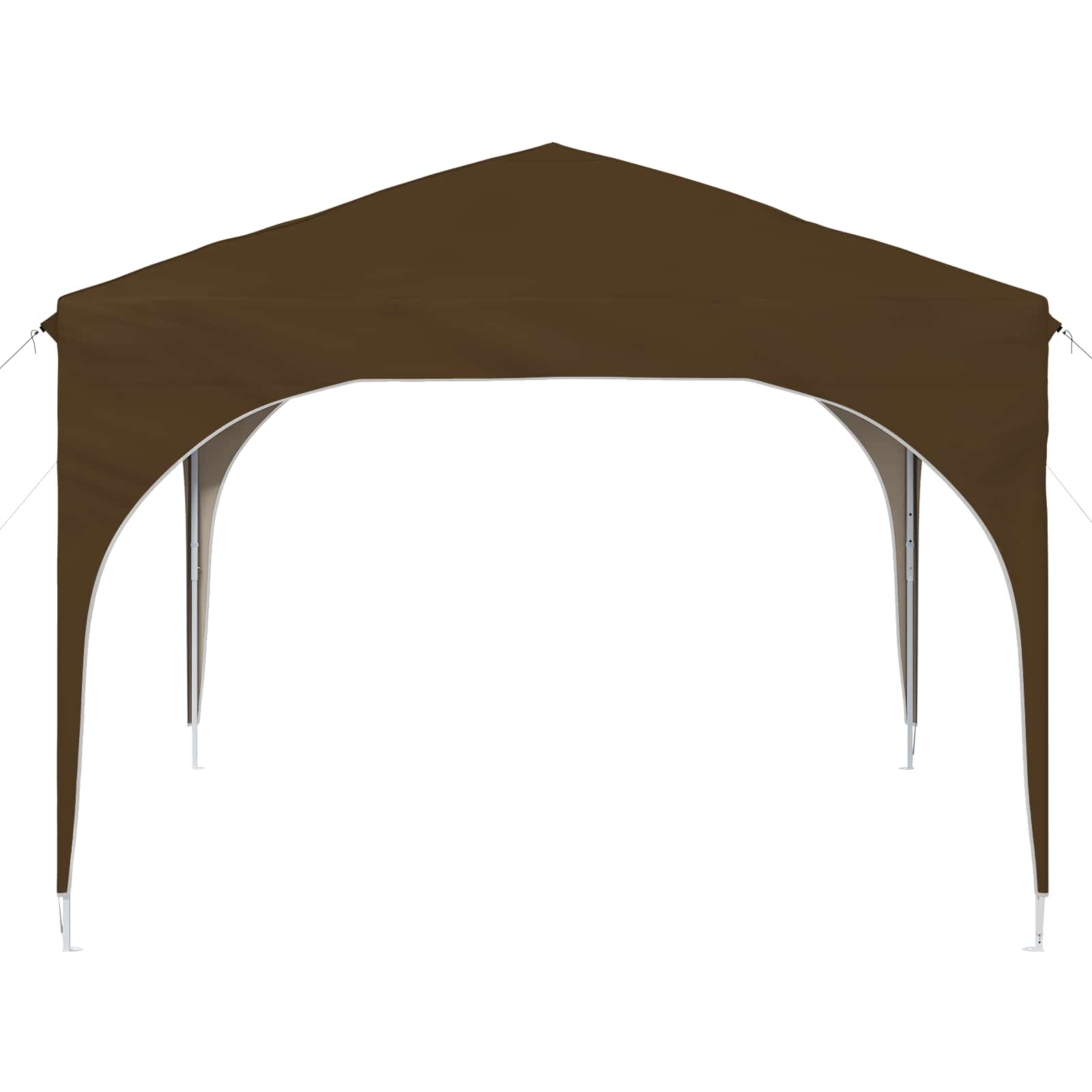 Pop-up Partyzelt 290 x 290 x 245 cm Taupe