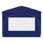 Pop-up Partyzelt 290 x 290 x 245 cm Blau