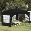 Pop-up Partyzelt 290 x 290 x 245 cm Antrazit