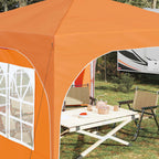 Pop-up Partyzelt 290 x 290 x 245 cm Orange