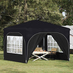Pop-up Partyzelt 290 x 290 x 245 cm Antrazit