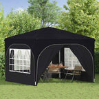 Pop-up Partyzelt 290 x 290 x 245 cm Antrazit