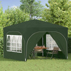 Pop-up Partyzelt 290 x 290 x 245 cm Grün