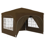 Pop-up Partyzelt 290 x 290 x 245 cm Taupe