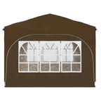Pop-up Partyzelt 290 x 290 x 245 cm Taupe
