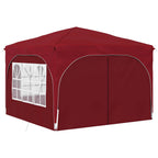 Pop-up Partyzelt 290 x 290 x 245 cm Bordeauxrot