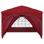 Pop-up Partyzelt 290 x 290 x 245 cm Bordeauxrot