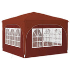 Pop-up Partyzelt 290 x 290 x 245 cm Terrakotta
