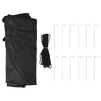 Pop-up Partyzelt 575 x 288 x 245 cm Schwarz Oxford-Stoff