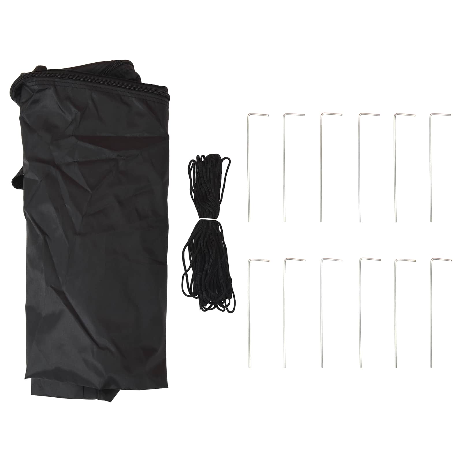 Pop-up Partyzelt 575 x 288 x 245 cm Schwarz Oxford-Stoff