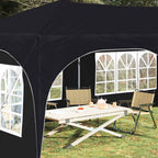 Pop-up Partyzelt 575 x 288 x 245 cm Anthrazit Oxford-Stoff
