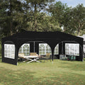 Pop-up Partyzelt 575 x 288 x 245 cm Anthrazit Oxford-Stoff