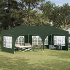 Pop-up Partyzelt 575 x 288 x 245 cm Grün Oxford-Stoff