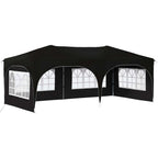 Pop-up Partyzelt 575 x 288 x 245 cm Schwarz Oxford-Stoff