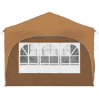 Pop-up Partyzelt 575 x 288 x 245 cm Beige Oxford-Stoff