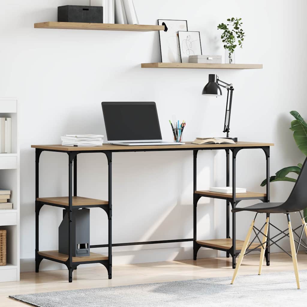 Schreibtisch Artisan-Eiche 140 x 50 x 75 cm Holzwerkstoff