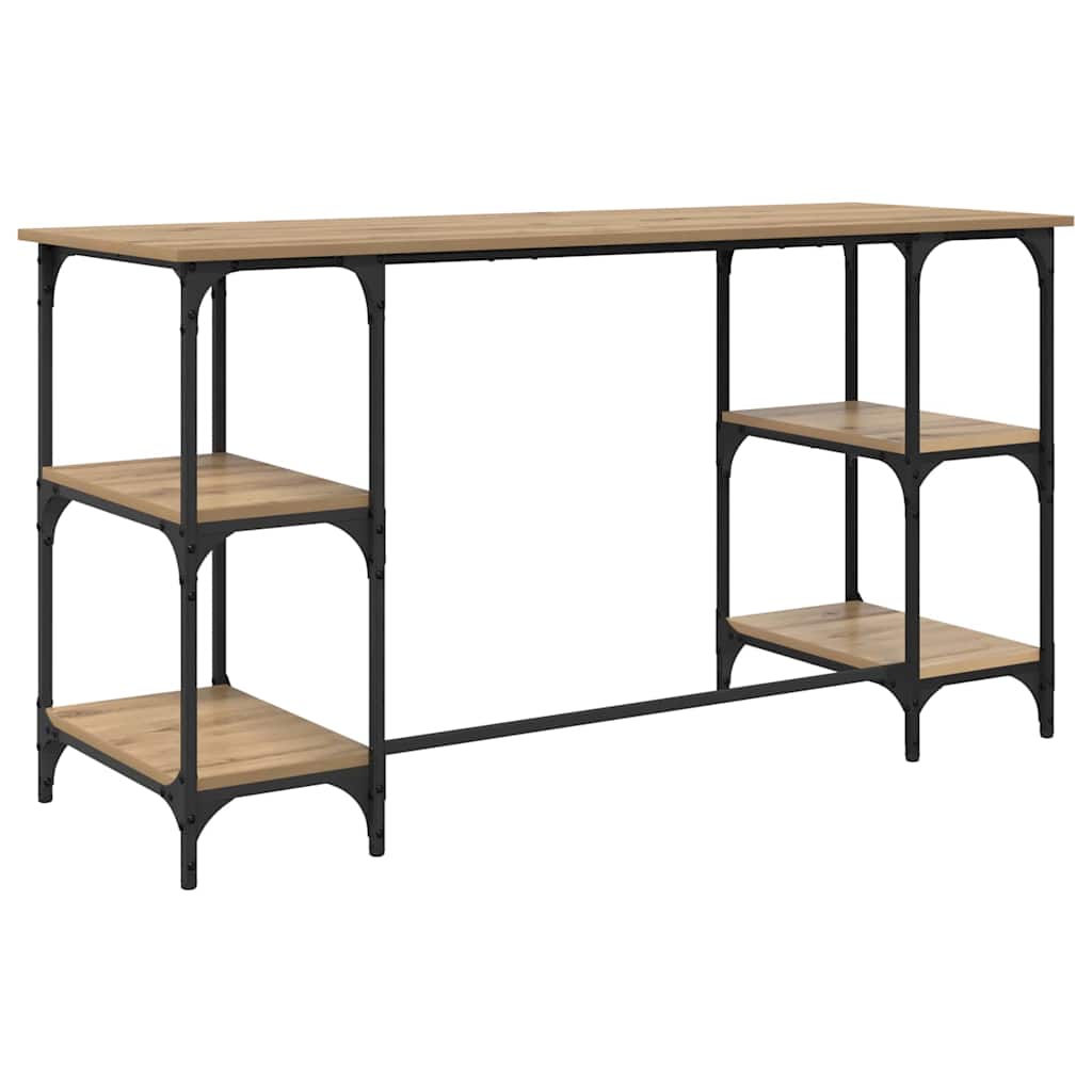 Schreibtisch Artisan-Eiche 140 x 50 x 75 cm Holzwerkstoff