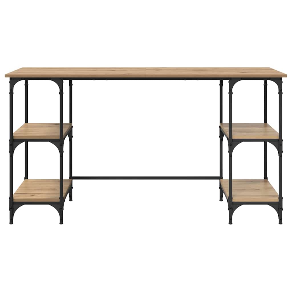 Schreibtisch Artisan-Eiche 140 x 50 x 75 cm Holzwerkstoff