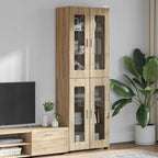 Highboard FLORIN Sonoma-Eiche 60 x 35 x 182 cm Holzwerkstoff