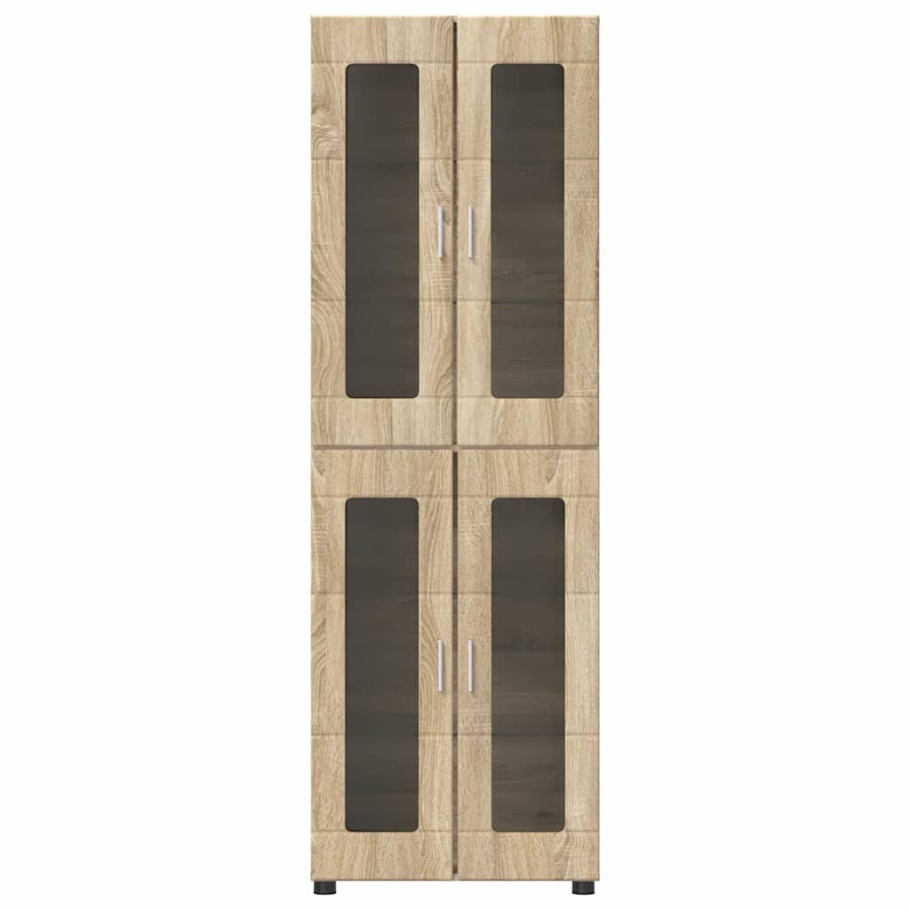 Highboard FLORIN Sonoma-Eiche 60 x 35 x 182 cm Holzwerkstoff