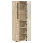 Highboard FLORIN Sonoma-Eiche 60 x 35 x 182 cm Holzwerkstoff