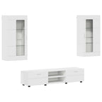 TV-Schrankset mit Schubladen FLORIN 3 pcs Weiß Holzwerkstoff