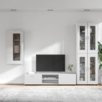 TV-Schrankset mit Schubladen FLORIN 3 pcs Weiß Holzwerkstoff