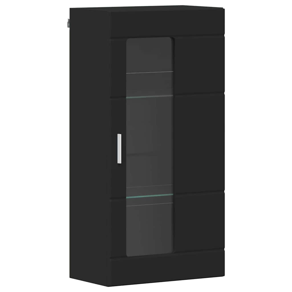 TV-Schrankset mit Schubladen FLORIN 3 pcs Schwarz Holzwerkstoff