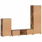 TV-Schrankset FLORIN 3 pcs Geräucherte Eiche Holzwerkstoff
