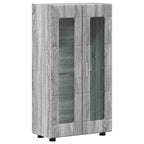 TV-Schrankset mit Tür FLORIN 3 pcs Graues Sonoma Holzwerkstoff