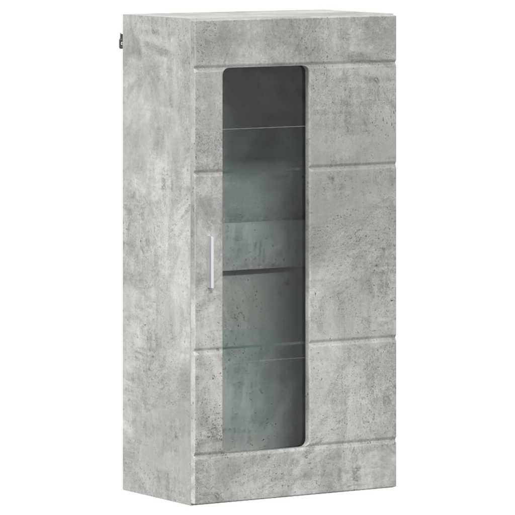 TV-Schrankset mit Regal FLORIN 3 pcs Beton Grau Holzwerkstoff