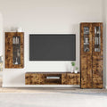 TV-Schrankset FLORIN 3 pcs Geräucherte Eiche Holzwerkstoff