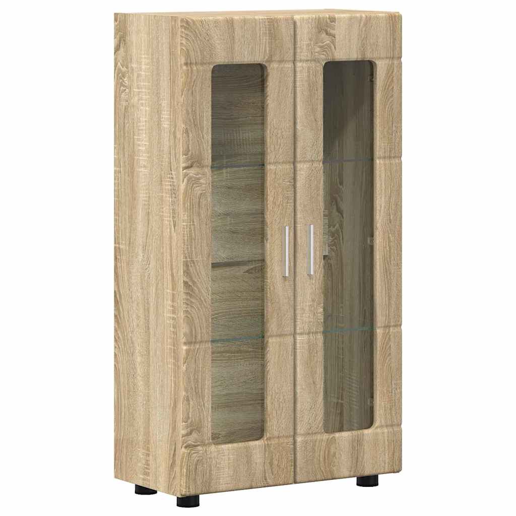 TV-Schrankset mit Regal FLORIN 3 pcs Sonoma-Eiche Holzwerkstoff