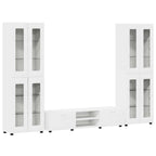 TV-Schrankset mit Schubladen FLORIN 3 pcs Weiß Holzwerkstoff