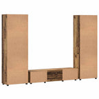 TV-Schrankset mit Schubladen FLORIN 3 pcs Altholz Holzwerkstoff